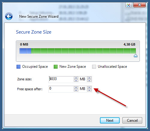 New Secure Zone Wizard - encrypted usb flash drive and encrypted cd